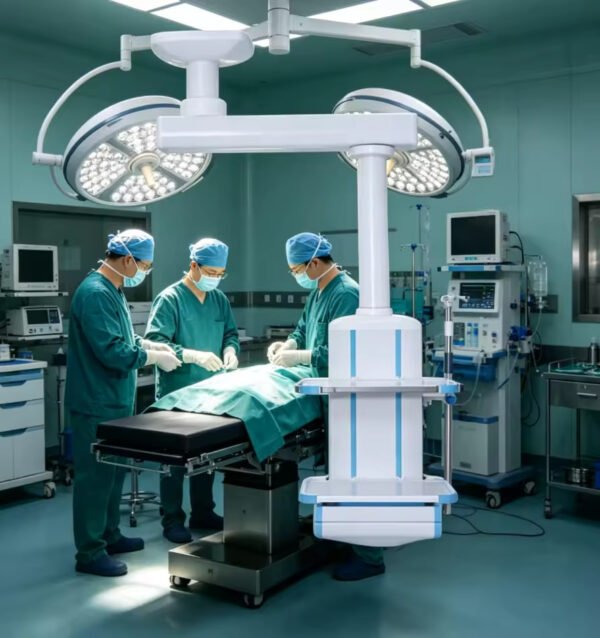 Main-04 MX-DT04 Advanced Hospital Ceiling Pendant System Electrically-Powered Steel Metal Surgical Lifting Tower Enhanced Patient Care