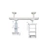Main-04 MX-DT06 Hospital Equipment Medical Ceiling Double Arm Motorized Pendants ICU Hanging Hospital Medical Tower