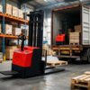 Main-05 SR-CC07 Electric Pallet Stacker Forklift Hydraulic Drive for Retail Restaurants Farms Battery Power Source New Used Condition