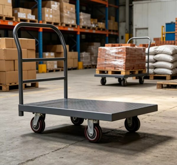 Main-05 SR-CC18 450KG Hand Platform Truck Heavy Duty Manual Platform Truck Trolley Mobile Trolley