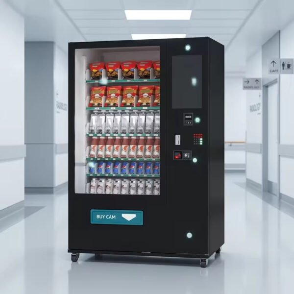 Main-05 SM-ZL-N60-S21.5-NA/EU 21.5" Touch Screen Automatic Vending Machine for Drinks Snacks, 300-600pcs Capacity with Multi Payment Methods