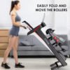 Main-05 A6S Walking Folding Treadmill Machine for Sale Low Price Home Electric Manual Television Fitness Running Custom LED Screen Unisex