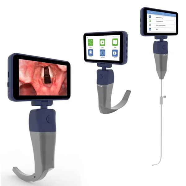 Main-05 SR-31 Hot Sale Reusable Video Laryngoscope with 3.2 Inch Screen Neonate Pediatric Adult Equipment