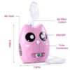 Main-06 CNB69026 Hot Selling Cartoon Owl Home Use With Mask Portable Compressor Nebulizer for Children Adult