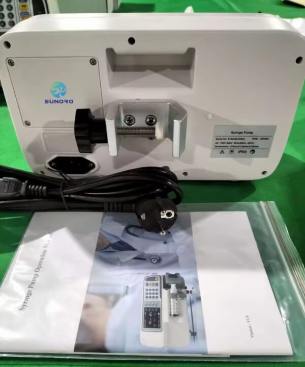 Main-06 SF-610B Automatic Single-Channel Metal Infusion Syringe Pump Reusable Medical Device for Micro ICU CCU
