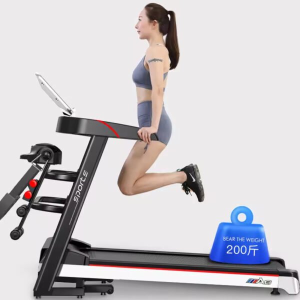 Main-06 A6S Walking Folding Treadmill Machine for Sale Low Price Home Electric Manual Television Fitness Running Custom LED Screen Unisex