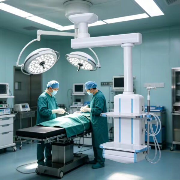Main-06 MX-DT04 Advanced Hospital Ceiling Pendant System Electrically-Powered Steel Metal Surgical Lifting Tower Enhanced Patient Care