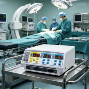 Detail-01 CV-2000AI Electrosurgical Generator 400W Nine Working Modes Monopolar Bipolar Electrocautery Cautery Machine LED Display