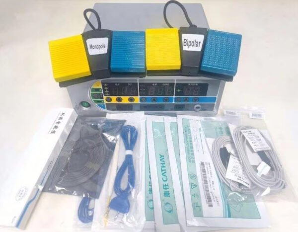 DD-2 High Frequency Surgical Bipolar Electrocautery Diathermy Cautery Machine ESU Electrobisturi Electrosurgical Unit