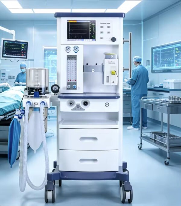 Main-01 S61500A Anesthesia System Machine Anesthesia System with Battery for Ghana Hospital Project