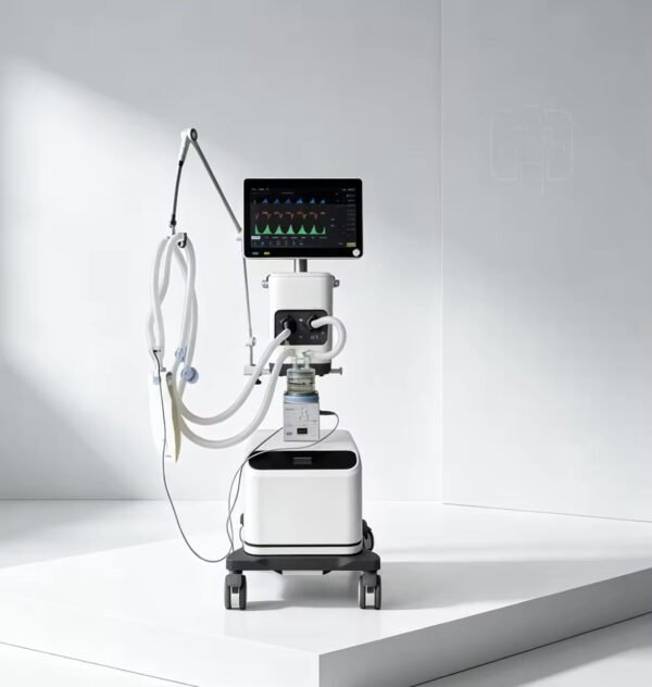 Main-01 S1800C Medical Hospital Ventilator LED Display Respiratory Multi-Ventilation Mode Medical Ventilator