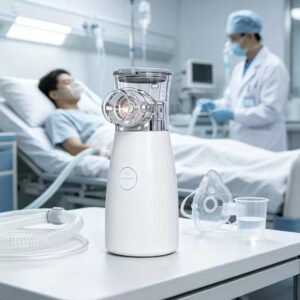 Main-01 NE-M03 Portable Mesh Nebulizer for Pediatric Adults Home Use with Electric Power Source