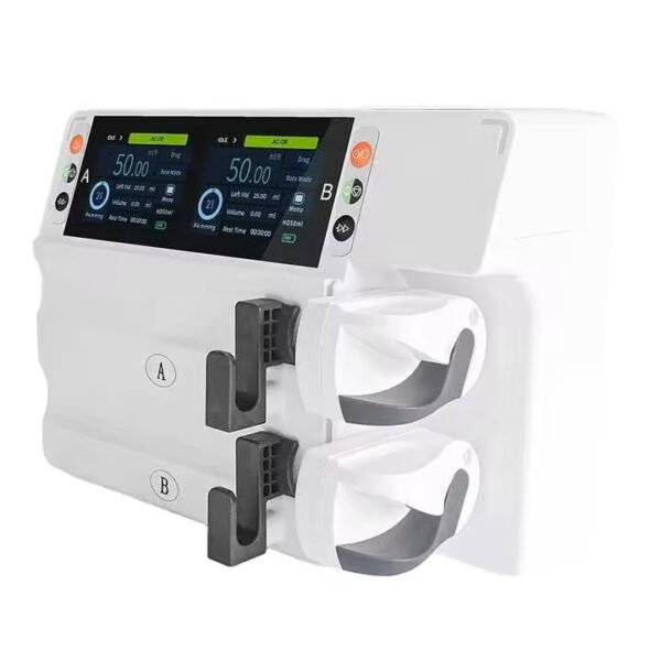 OSP-600A Dual-Channel Syringe Pump, High Precision Dual Screen Syringe Pump, High Quality Medical Syringe Pump