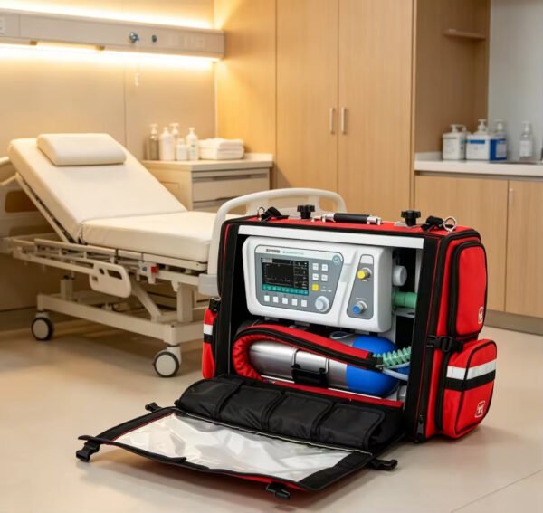Shangrila510S Transport ICU Ventilator for Adult Use Electricity Powered 24V DC Driven Modes 2 Year Warranty CE