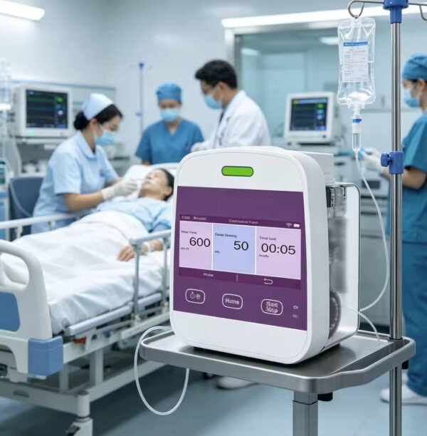 Main-02 ME16 Single-channel Nutrition Pump Portable Enteral Feeding Pump 4.3 Inch Touchscreen Auto Pressure Anti Occlusion