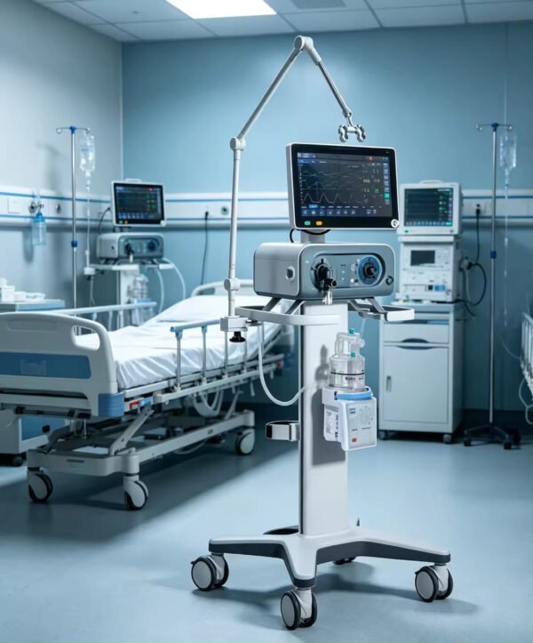 Main-03 S1900A Medical ICU Ventilator Oxygen Ventilation Respiratory Machine Manual Breathing Apparatus Electric Ventilator Prices
