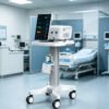 Main-03 T80 Portable Electric Hospital Intensive Care Unit Ventilator Equipped with a 15-inch Touch Screen Display and Life Sign Monitoring