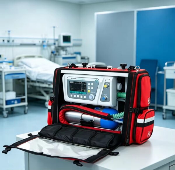 Shangrila510S Transport ICU Ventilator for Adult Use Electricity Powered 24V DC Driven Modes 2 Year Warranty CE