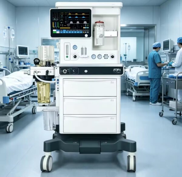 Main-04 Atlas N6 Anesthesia Machine O2,N2O,AIR, High Visual ACGO Function for Hospital