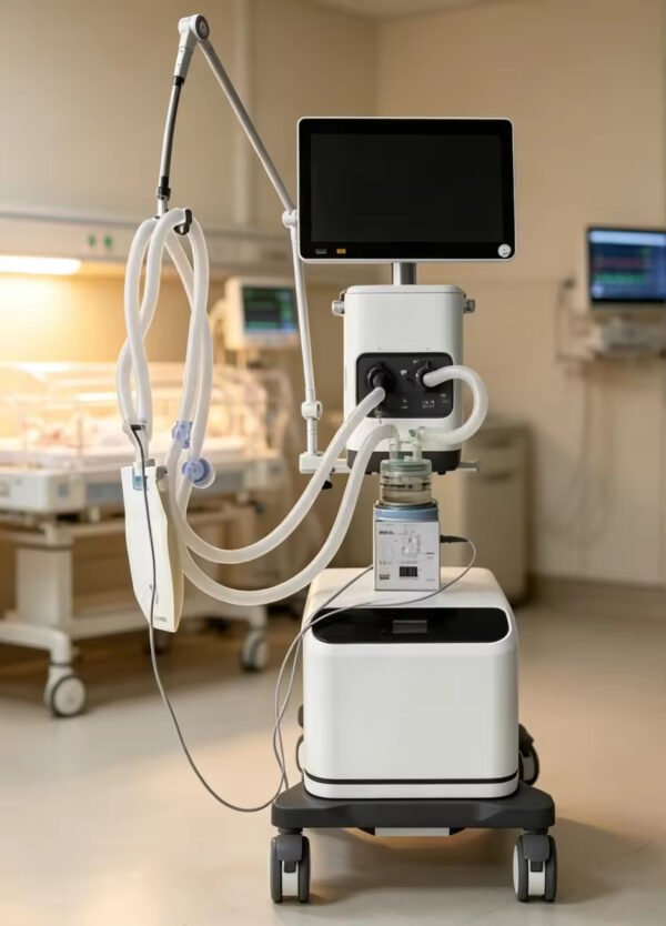 Main-04 S1800C Medical Hospital Ventilator LED Display Respiratory Multi-Ventilation Mode Medical Ventilator
