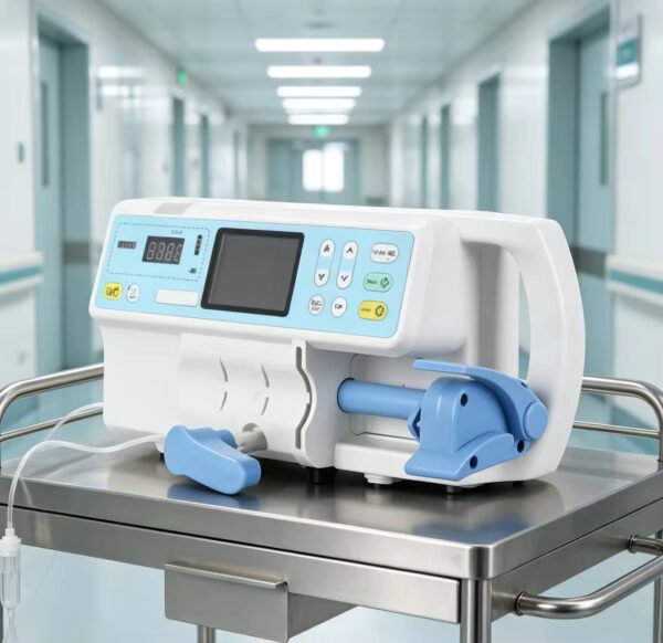 SY-900B Customized Hospital Portable High Efficiency Double Display Medical Syringe Pump