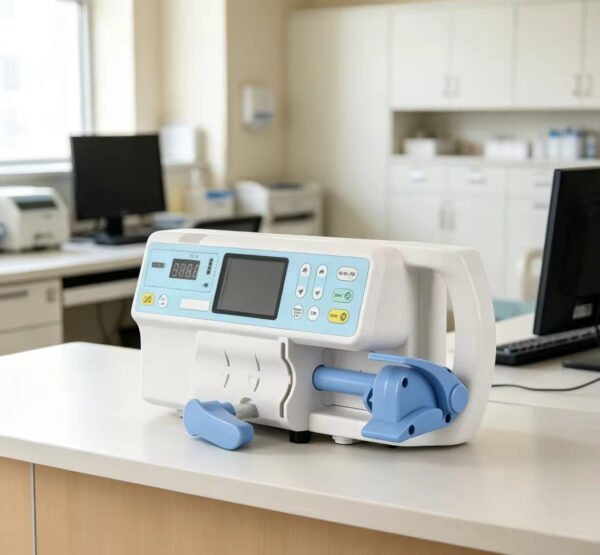 SY-900B Customized Hospital Portable High Efficiency Double Display Medical Syringe Pump
