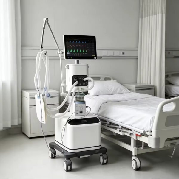 Main-05 S1800C Medical Hospital Ventilator LED Display Respiratory Multi-Ventilation Mode Medical Ventilator