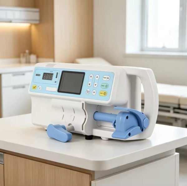 SY-900B Customized Hospital Portable High Efficiency Double Display Medical Syringe Pump