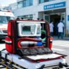 Shangrila510S Transport ICU Ventilator for Adult Use Electricity Powered 24V DC Driven Modes 2 Year Warranty CE