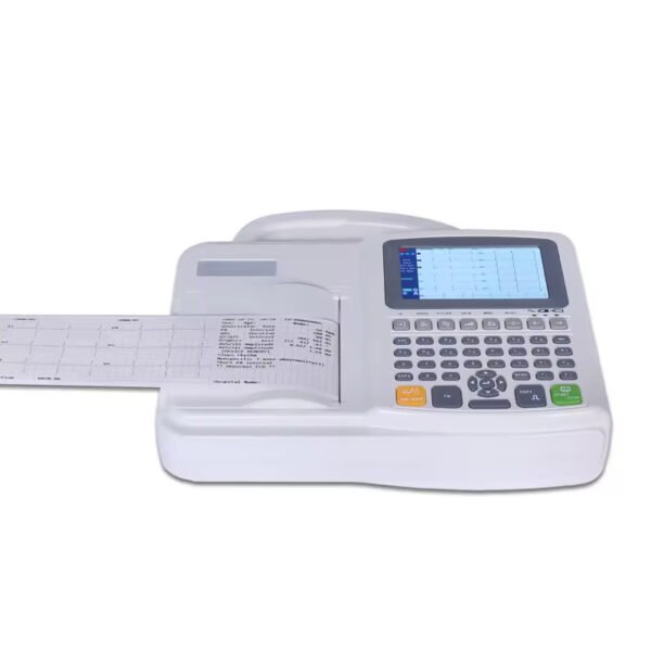 Nain-01 E6 Hot Selling Portable ECG Monitor 6 Channels ECG Machine 5 Inch Color Screen 12 Leads Handheld Electrocardiograph Monitor