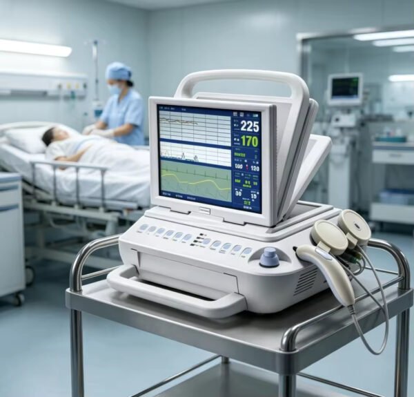 MCF-21B Fetal Monitor Touch Screen Thermal Printer TOCO Maternal ECG Interface Fetal Monitor Obstetrical Monitor
