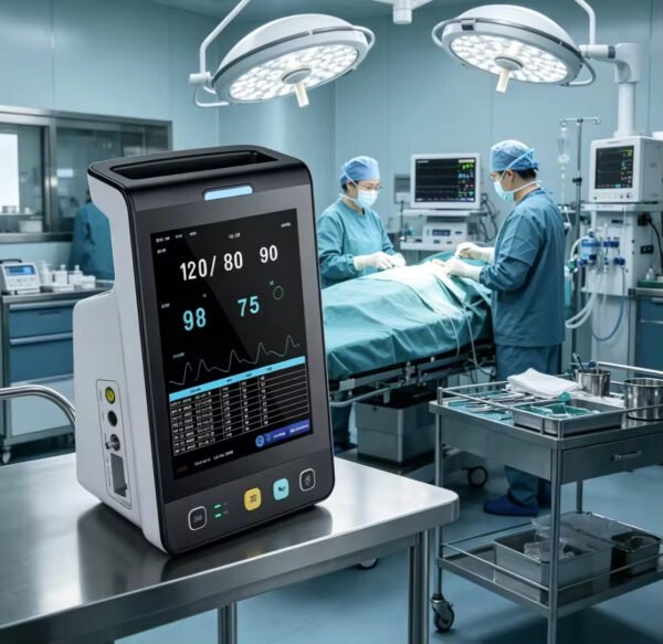 SM-P8A Parameter Monitor Portable Handheld 8 Inch Vital Signs Monitors SPO2+PR+TEMP+NIBP