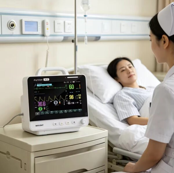 M10 Multiparameter Patient Monitor 10 Inch Touch Screen ECG NIBP SpO2 RESP TEMP CE Hospital Vital Signs Monitor