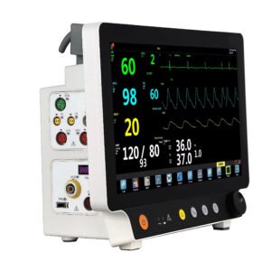 Nain-01 Venus Patient High Configuration 15.6 Inch Screen Q-con Module Masimo AG Module with O2 12-lead ECG Critical Care Patient Monitor