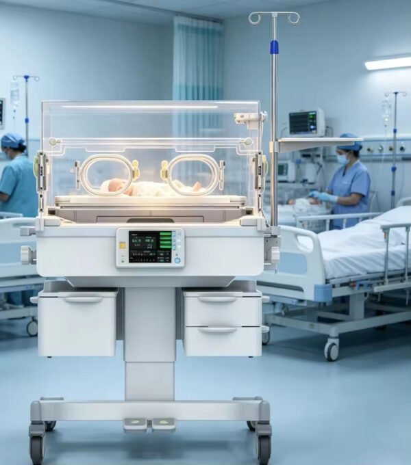 Nain-01 EcoLa 3000 Infant Incubator High Quality Mobile Neonatal Incubator with LED Phototherapy Unit Infant Care Equipment