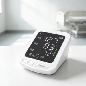 08E LED Screen Electronic Sphygmomanometer Portable Blood Pressure Monitor