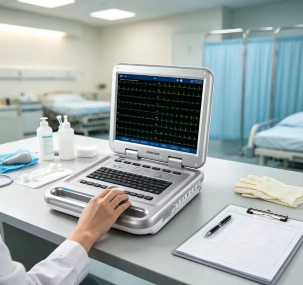 Nain-02 SE-12N Laptop Type ECG Machine 15 Inch ECG Machine with 12 Lead Synchronous Acquisition and Display 18 Channel Electrocardiogram