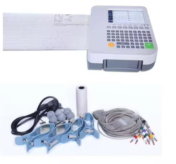 Nain-02 E12 12 Channel Digital High Quality Veterinary Interpretive ECG Machine Hospital Medical Clinic Health Care ECG Machine