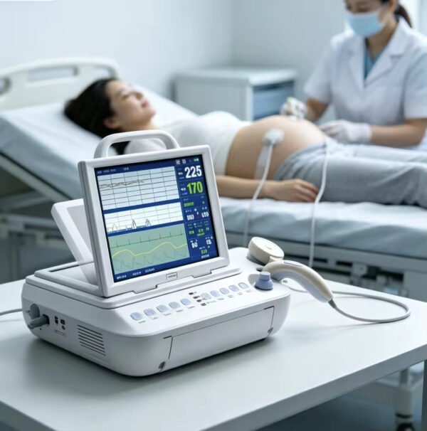 MCF-21B Fetal Monitor Touch Screen Thermal Printer TOCO Maternal ECG Interface Fetal Monitor Obstetrical Monitor