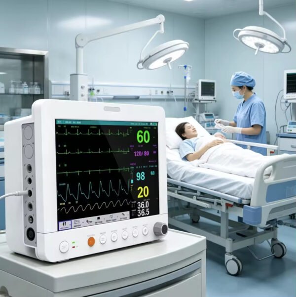 RN PET 12E Series Parameter Monitor 12 Inch Color TFT Display Multi Parameter Patient Monitor
