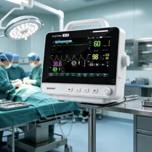 Nain-02 M10 Multiparameter Patient Monitor 10 Inch Touch Screen ECG NIBP SpO2 RESP TEMP CE Hospital Vital Signs Monitor