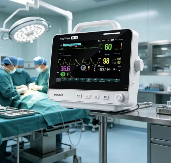 M10 Multiparameter Patient Monitor 10 Inch Touch Screen ECG NIBP SpO2 RESP TEMP CE Hospital Vital Signs Monitor