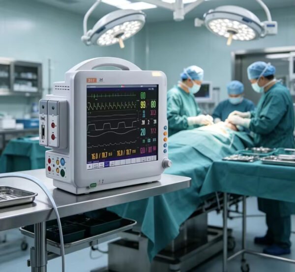 Q3 Medical Multi-parameter Full Range Vital Signs Hospital ICU CCU Ambulance Touch Screen Electric Patient Monitor