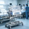 Nain-02 BT-100 Transport Incubator Humidity Temperature Detection Medical Portable Trolley Cart Hospital Baby Infant Incubator