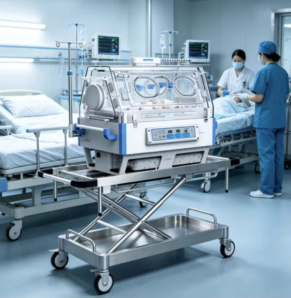 Nain-02 BT-100 Transport Incubator Humidity Temperature Detection Medical Portable Trolley Cart Hospital Baby Infant Incubator