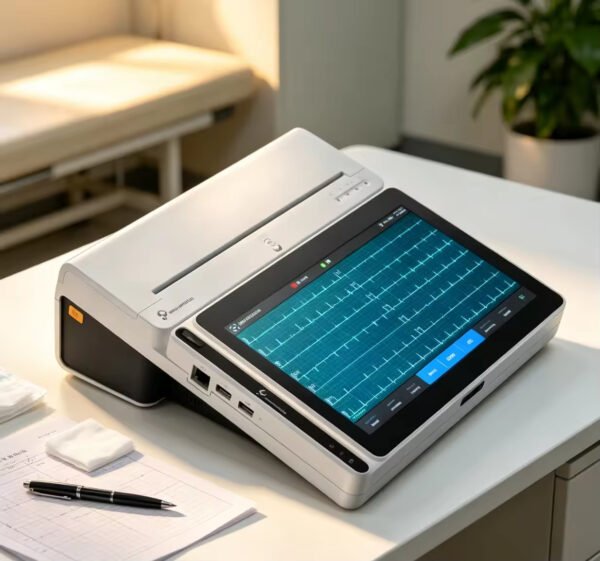 Neoecg T180 With Touch Screen Medical Electrocardiogram 3 Channel 12 Lead Portable ECG Machine