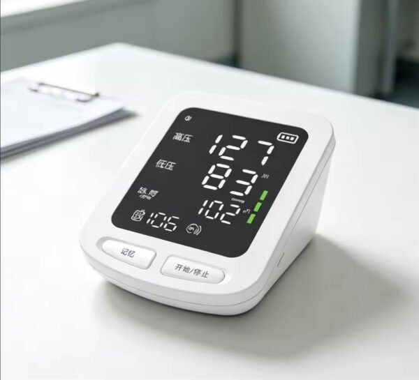 Nain-02 08E LED Screen Electronic Sphygmomanometer Portable Blood Pressure Monitor