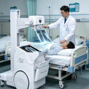 Nain-03 PLX5100 Portable Mobile Digital X-Ray Machine Made in China Electric Power Source