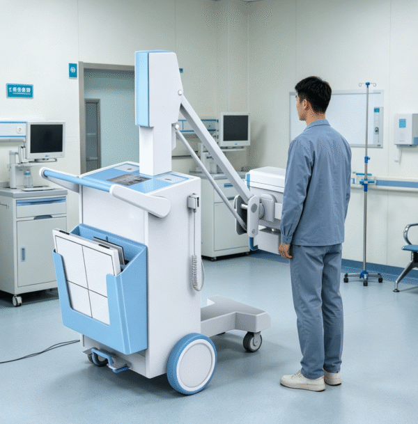 PLX5100 Portable Mobile Digital X-Ray Machine Made in China Electric Power Source