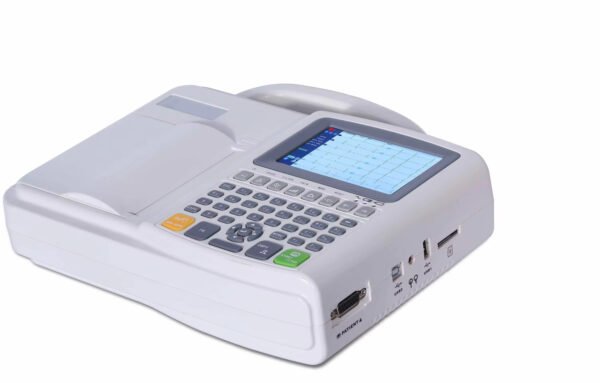 Nain-04 E6 Hot Selling Portable ECG Monitor 6 Channels ECG Machine 5 Inch Color Screen 12 Leads Handheld Electrocardiograph Monitor